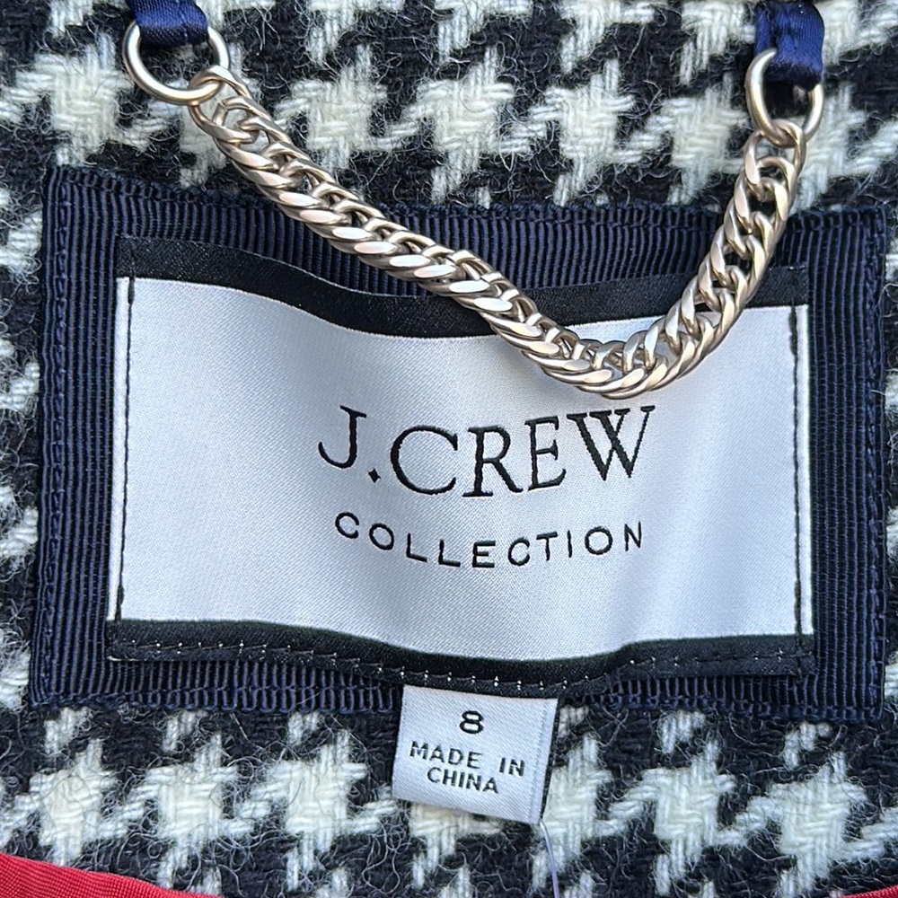 J.Crew Collection Car Coat in Houndstooth English Wool - Picture 3 of 16